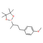 1,3,2-Dioxaborolane, 2-[3-(4-methoxyphenyl)-1-methylpropyl]-4,4,5,5-tetramethyl- 