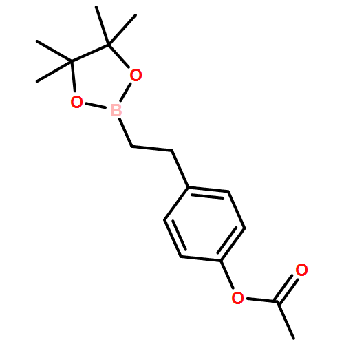 Phenol, 4-[2-(4,4,5,5-tetramethyl-1,3,2-dioxaborolan-2-yl)ethyl]-, 1-acetate 