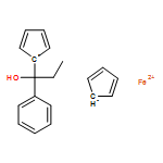 Ferrocene, (1-hydroxy-1-phenylpropyl)- 