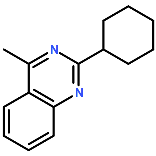 Quinazoline, 2-cyclohexyl-4-methyl- 