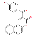 3H-Naphtho[2,1-b]pyran-3-one, 2-(4-bromobenzoyl)- 
