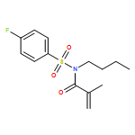 2-Propenamide, N-butyl-N-[(4-fluorophenyl)sulfonyl]-2-methyl- 