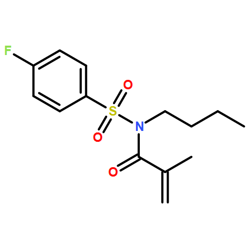 2-Propenamide, N-butyl-N-[(4-fluorophenyl)sulfonyl]-2-methyl- 