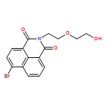 1H-Benz[de]isoquinoline-1,3(2H)-dione, 6-bromo-2-[2-(2-hydroxyethoxy)ethyl]- 