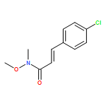2-Propenamide, 3-(4-chlorophenyl)-N-methoxy-N-methyl-, (2E)- 