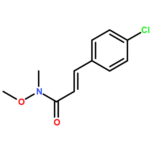 2-Propenamide, 3-(4-chlorophenyl)-N-methoxy-N-methyl-, (2E)- 