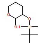 2H-Pyran-2-ol, 3-[[(1,1-dimethylethyl)dimethylsilyl]oxy]tetrahydro- 