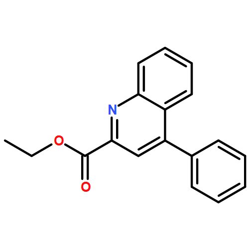 2-Quinolinecarboxylic acid, 4-phenyl-, ethyl ester 