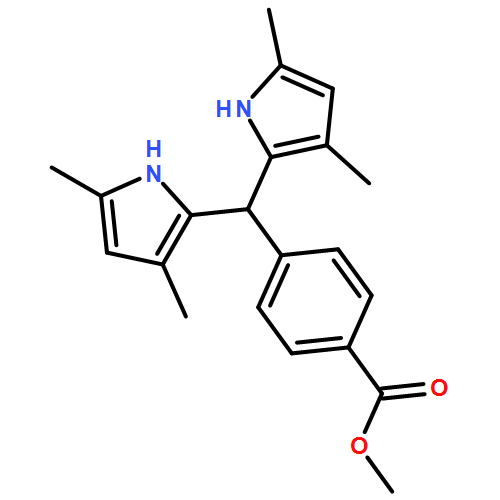 Benzoic acid, 4-[bis(3,5-dimethyl-1H-pyrrol-2-yl)methyl]-, methyl ester