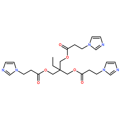 1H-Imidazole-1-propanoic acid, 1,1'-[2-ethyl-2-[[3-(1H-imidazol-1-yl)-1-oxopropoxy]methyl]-1,3-propanediyl] ester 