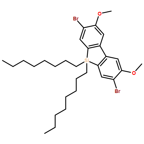 9H-9-Silafluorene, 2,7-dibromo-3,6-dimethoxy-9,9-dioctyl-