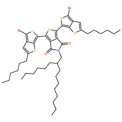 4H-Thieno[3,4-c]pyrrole-4,6(5H)-dione, 1,3-bis(4-bromo-2-hexylthieno[3,4-b]thien-6-yl)-5-(2-hexyldecyl)-