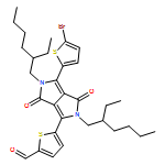 2-Thiophenecarboxaldehyde, 5-[4-(5-bromo-2-thienyl)-2,5-bis(2-ethylhexyl)-2,3,5,6-tetrahydro-3,6-dioxopyrrolo[3,4-c]pyrrol-1-yl]-