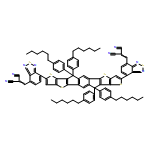 Propanedinitrile, 2,2'-[[6,6,12,12-tetrakis(4-hexylphenyl)-6,12-dihydrodithieno[2,3-d:2',3'-d']-s-indaceno[1,2-b:5,6-b']dithiophene-2,8-diyl]bis(2,1,3-benzothiadiazole-7,4-diylmethylidyne)]bis- 