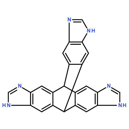 15H-5,11[5',6']-endo-Benzimidazoanthra[2,3-d:6,7-d']diimidazole, 1,5,7,11-tetrahydro- 