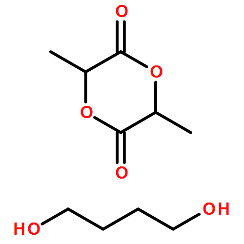 1,4-Dioxane-2,5-dione, 3,6-dimethyl-, homopolymer, ester with 1,4-butanediol (2:1)