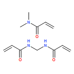 2-Propenamide, N,N-dimethyl-, polymer with N,N'-methylenebis[2-propenamide]
