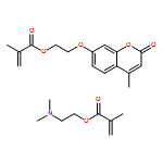 2-Propenoic acid, 2-methyl-, 2-(dimethylamino)ethyl ester, polymer with 2-[(4-methyl-2-oxo-2H-1-benzopyran-7-yl)oxy]ethyl 2-methyl-2-propenoate