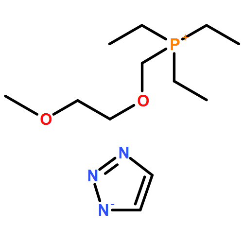 Phosphonium, triethyl[(2-methoxyethoxy)methyl]-, salt with 1H-1,2,3-triazole (1:1)