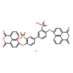 [1,?1'-?Biphenyl]?-?3,?3'-?disulfonic acid, 4,?4'-?bis[(1,?3-?dioxo-?1H,?3H-?naphtho[1,?8-?cd]?pyran-?6-?yl)?oxy]?-?, sodium salt (1:2)