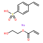 2-?Propenoic acid, 2-?hydroxyethyl ester, polymer with sodium 4-?ethenylbenzenesulfon?ate (1:1) 