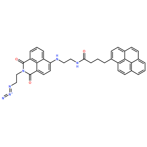 1-Pyrenebutanamide, N-[2-[[2-(2-azidoethyl)-2,3-dihydro-1,3-dioxo-1H-benz[de]isoquinolin-6-yl]amino]ethyl]-