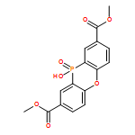 10H-Phenoxaphosphine-2,8-dicarboxylic acid, 10-hydroxy-, 2,8-dimethyl ester, 10-oxide