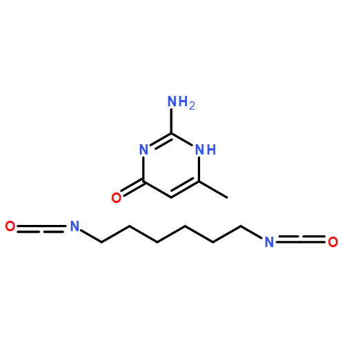 4(3H)?-?Pyrimidinone, 2-?amino-?6-?methyl-?, polymer with 1,?6-?diisocyanatohexane 