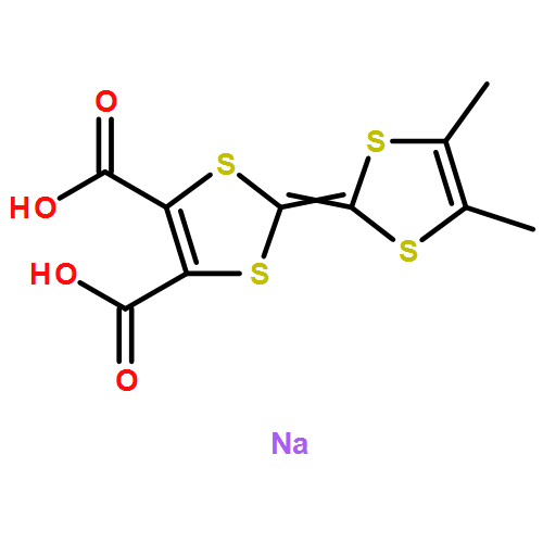 1,3-Dithiole-4,5-dicarboxylic acid, 2-(4,5-dimethyl-1,3-dithiol-2-ylidene)-, sodium salt (1:2) 