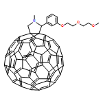 2'H-[5,6]Fullereno-C60-Ih-[1,9-c]pyrrole, 1',5'-dihydro-2'-[3-[2-(2-methoxyethoxy)ethoxy]phenyl]-1'-methyl- 
