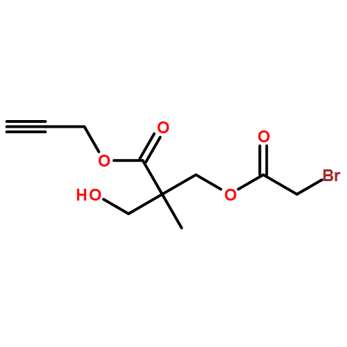 Propanoic acid, 3-[(2-bromoacetyl)oxy]-2-(hydroxymethyl)-2-methyl-, 2-propyn-1-yl ester 