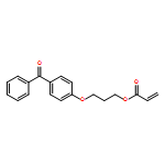 2-Propenoic acid, 3-(4-benzoylphenoxy)propyl ester 