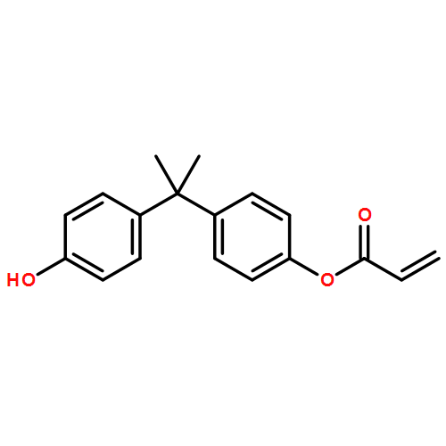 2-Propenoic acid, 4-[1-(4-hydroxyphenyl)-1-methylethyl]phenyl ester 