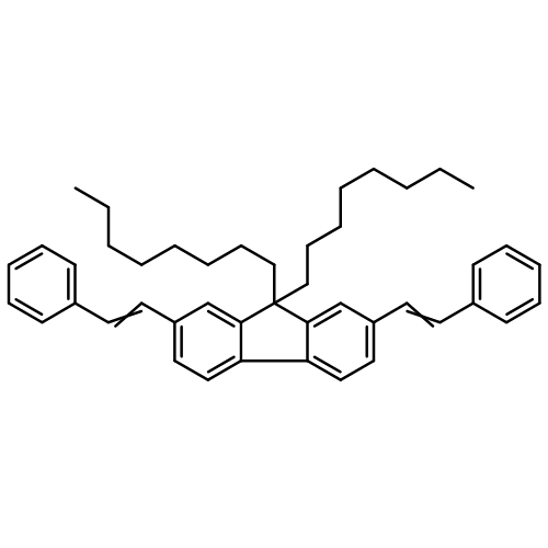 9H-Fluorene, 9,9-dioctyl-2,7-bis(2-phenylethenyl)- 