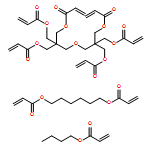 2-Propenoic acid, 1,1'-(1,6-hexanediyl) ester, polymer with butyl 2-propenoate and 1,1'-[2-[[3-[(1-oxo-2-propen-1-yl)oxy]-2,2-bis[[(1-oxo-2-propen-1-yl)oxy]methyl]propoxy]methyl]-2-[[(1-oxo-2-propen-1-yl)oxy]methyl]-1,3-propanediyl] di-2-propenoate 