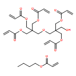 2-Propenoic acid, 1,1'-[2-[[3-hydroxy-2,2-bis[[(1-oxo-2-propen-1-yl)oxy]methyl]propoxy]methyl]-2-[[(1-oxo-2-propen-1-yl)oxy]methyl]-1,3-propanediyl] ester, polymer with butyl 2-propenoate 