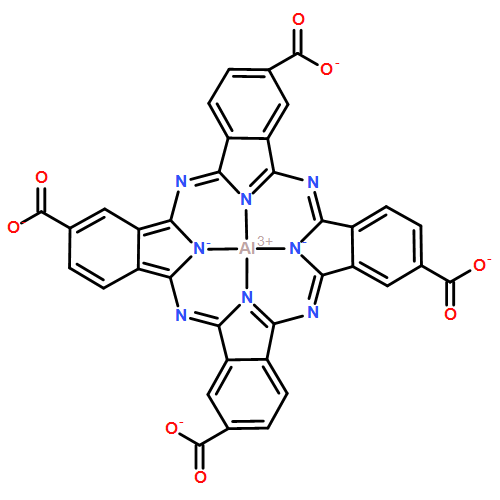Aluminate(3-), [29H,31H-phthalocyanine-2,9,16,23-tetracarboxylato(6-)-κN29,κN30,κN30,κN32]-, (SP-4-1)- (9CI) 