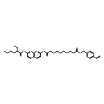 Decanoic acid, 10-[[7-[(2-ethyl-1-oxohexyl)amino]-1,8-naphthyridin-2-yl]amino]-10-oxo-, (4-ethenylphenyl)methyl ester 