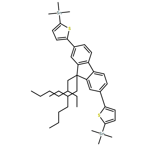 Stannane, 1,1'-[[9,9-bis(2-ethylhexyl)-9H-fluorene-2,7-diyl]di-5,2-thiophenediyl]bis[1,1,1-trimethyl- 