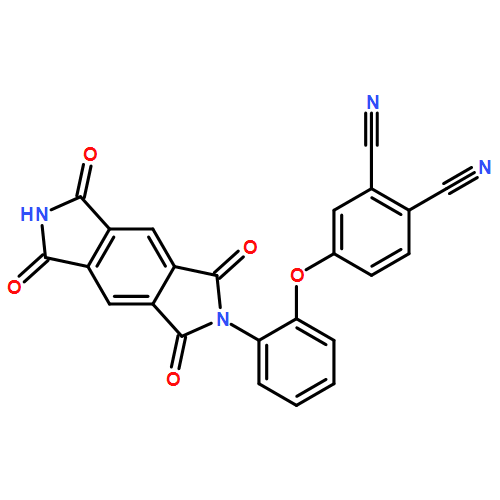 1,2-Benzenedicarbonitrile, 4-[2-(3,5,6,7-tetrahydro-1,3,5,7-tetraoxopyrrolo[3,4-f]isoindol-2(1H)-yl)phenoxy]-