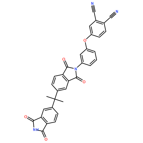 1,2-Benzenedicarbonitrile, 4-[3-[5-[1-(2,3-dihydro-1,3-dioxo-1H-isoindol-5-yl)-1-methylethyl]-1,3-dihydro-1,3-dioxo-2H-isoindol-2-yl]phenoxy]-