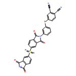1,2-Benzenedicarbonitrile, 4-[3-[5-[(2,3-dihydro-1,3-dioxo-1H-isoindol-5-yl)sulfonyl]-1,3-dihydro-1,3-dioxo-2H-isoindol-2-yl]phenoxy]-