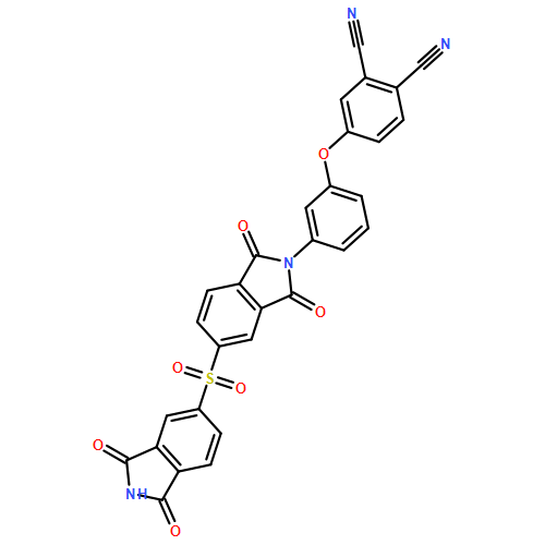 1,2-Benzenedicarbonitrile, 4-[3-[5-[(2,3-dihydro-1,3-dioxo-1H-isoindol-5-yl)sulfonyl]-1,3-dihydro-1,3-dioxo-2H-isoindol-2-yl]phenoxy]-
