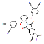 1,2-Benzenedicarbonitrile, 4,4'-[[2-(3,5,6,7-tetrahydro-1,3,5,7-tetraoxobenzo[1,2-c:4,5-c']dipyrrol-2(1H)-yl)-1,3-phenylene]bis(oxy)]bis-