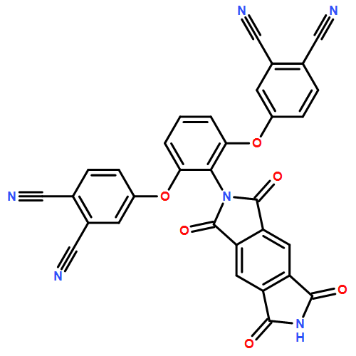 1,2-Benzenedicarbonitrile, 4,4'-[[2-(3,5,6,7-tetrahydro-1,3,5,7-tetraoxobenzo[1,2-c:4,5-c']dipyrrol-2(1H)-yl)-1,3-phenylene]bis(oxy)]bis-