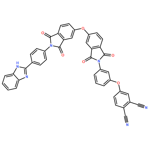 1,2-Benzenedicarbonitrile, 4-[3-[5-[[2-[4-(1H-benzimidazol-2-yl)phenyl]-2,3-dihydro-1,3-dioxo-1H-isoindol-5-yl]oxy]-1,3-dihydro-1,3-dioxo-2H-isoindol-2-yl]phenoxy]-