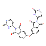 1H-Isoindole-1,3(2H)-dione, 5,5'-oxybis[2-(2,3-dihydro-2-oxo-4-pyrimidinyl)-