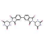 [5,5'-Bi-1H-isoindole]-1,1',3,3'(2H,2'H)-tetrone, 2,2'-bis(hexahydro-2,6-dioxo-4-pyrimidinyl)-