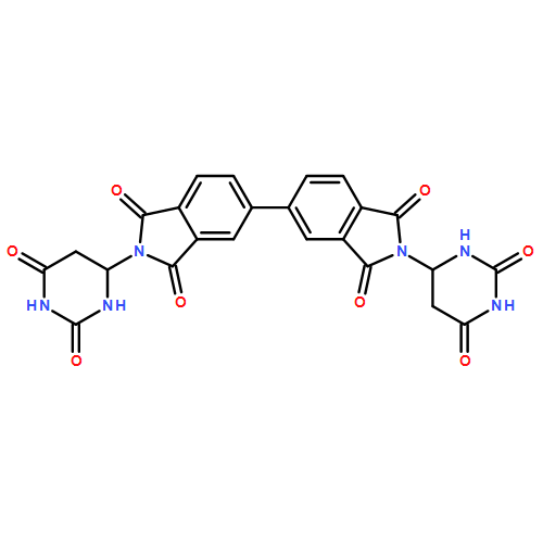 [5,5'-Bi-1H-isoindole]-1,1',3,3'(2H,2'H)-tetrone, 2,2'-bis(hexahydro-2,6-dioxo-4-pyrimidinyl)-