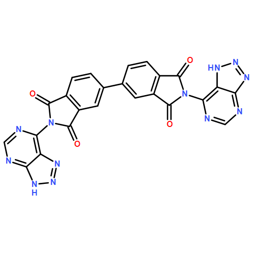 [5,5'-Bi-1H-isoindole]-1,1',3,3'(2H,2'H)-tetrone, 2,2'-di-3H-1,2,3-triazolo[4,5-d]pyrimidin-7-yl-